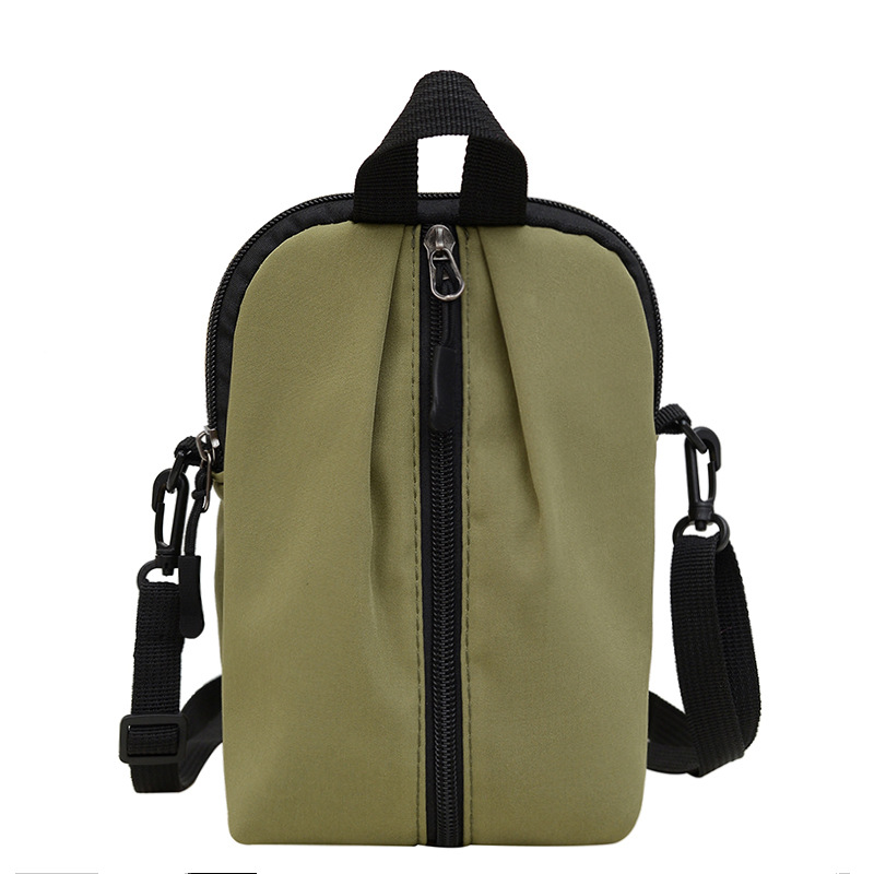 Fashionable and casual solid-color phone bag 2024 New simple and versatile crossbody small bag, popular for strolling and shopping mini bag for girls Item Picture