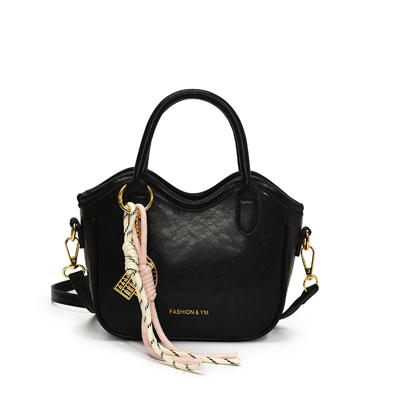 2025 New style fashionable and versatile casual crossbody bag, high-end and exquisite hand-held bucket bag, shiny and stylish single-shoulder bag Item Picture