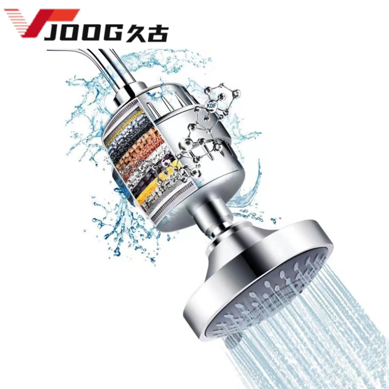 Cross-border foreign trade filter with shower head set 4-inch and 6-inch pressurized top spray with filter shower head set wholesale full figure