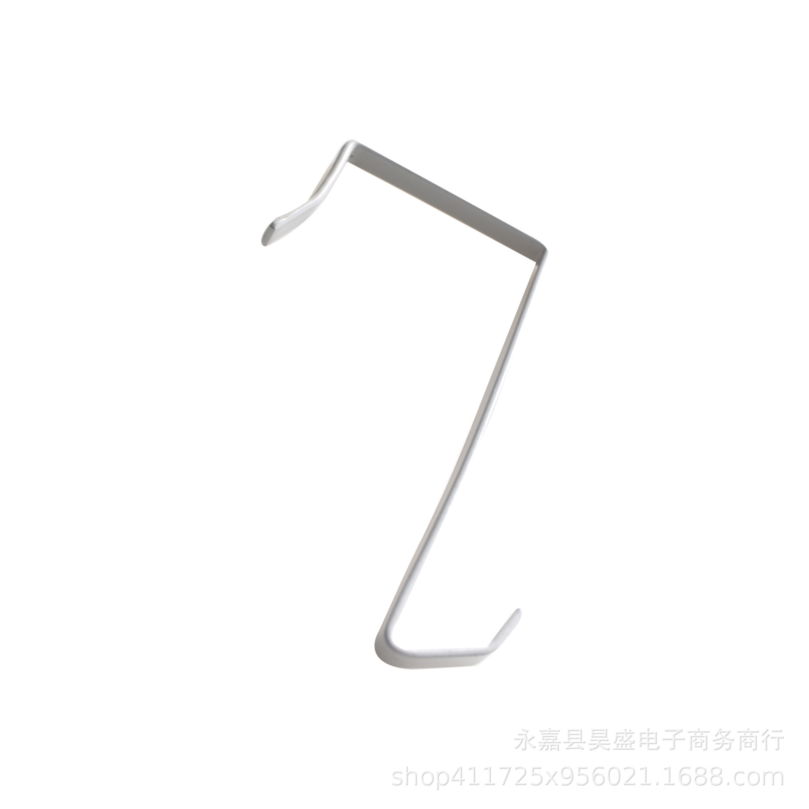 Movable S-shaped hook kitchen door, anti-theft net, anti-theft window, bedroom cabinet door, dipped plastic electroplated hook door, rear accessories Item Picture