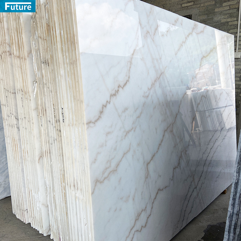 Wholesale of Guangxi Bai Tianran marble slabs, including engineering bay Windows, washbasins, countertops, floor and wall panels, and tabletops over thresholds Item Picture