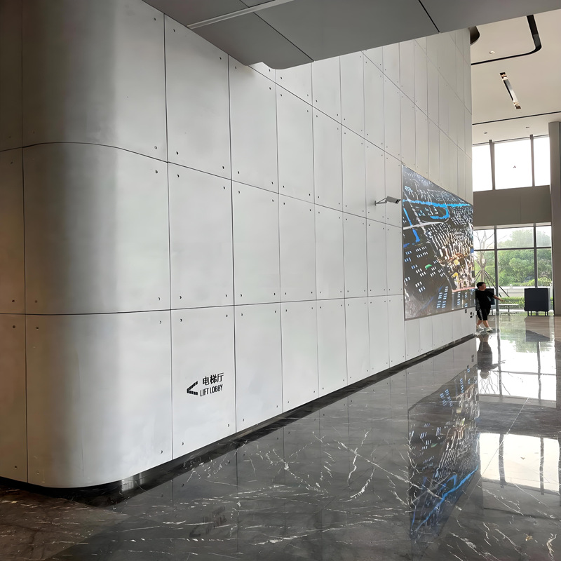 The manufacturer's water-clear concrete board, wormhole decorative hole cement board, hand-cast prefabricated board, water-clear board, wood grain Specification drawing