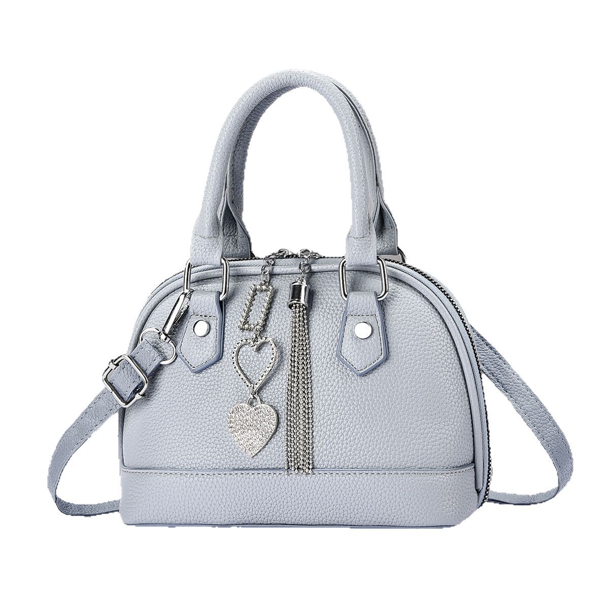A new summer 2024 simple single-shoulder bag for women carrying a fashionable shell bag, a trendy and casual niche crossbody bag Item Picture