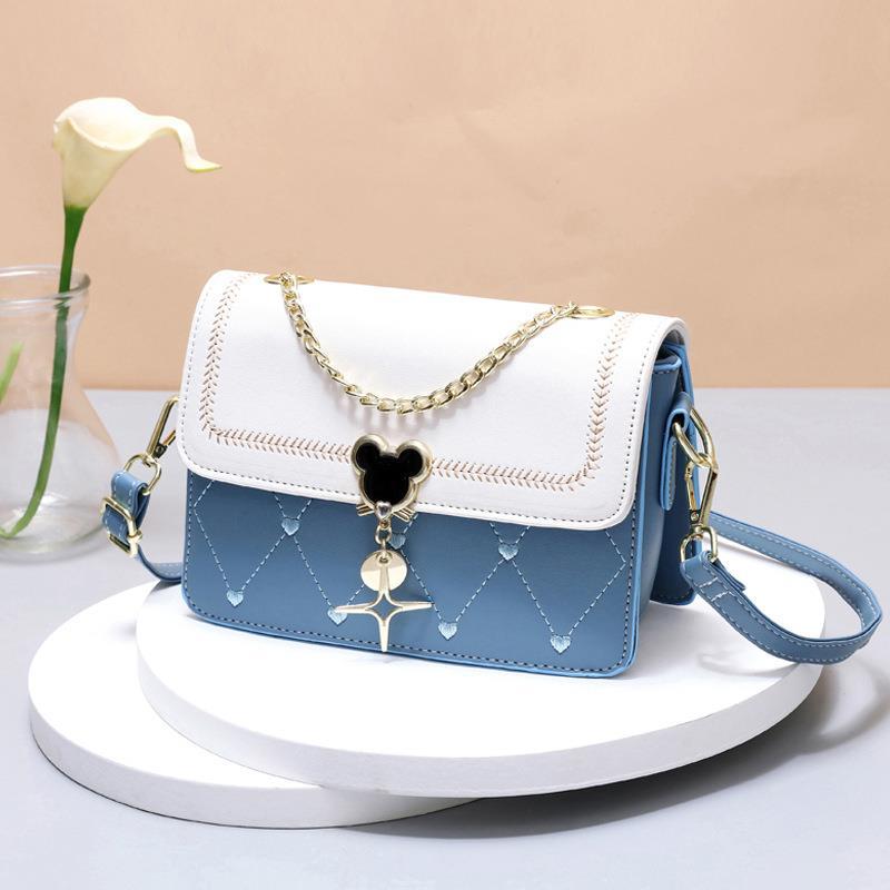 A trendy and versatile women's single-shoulder small square bag for summer 2023, a unique and charming gift bag for girls details Picture