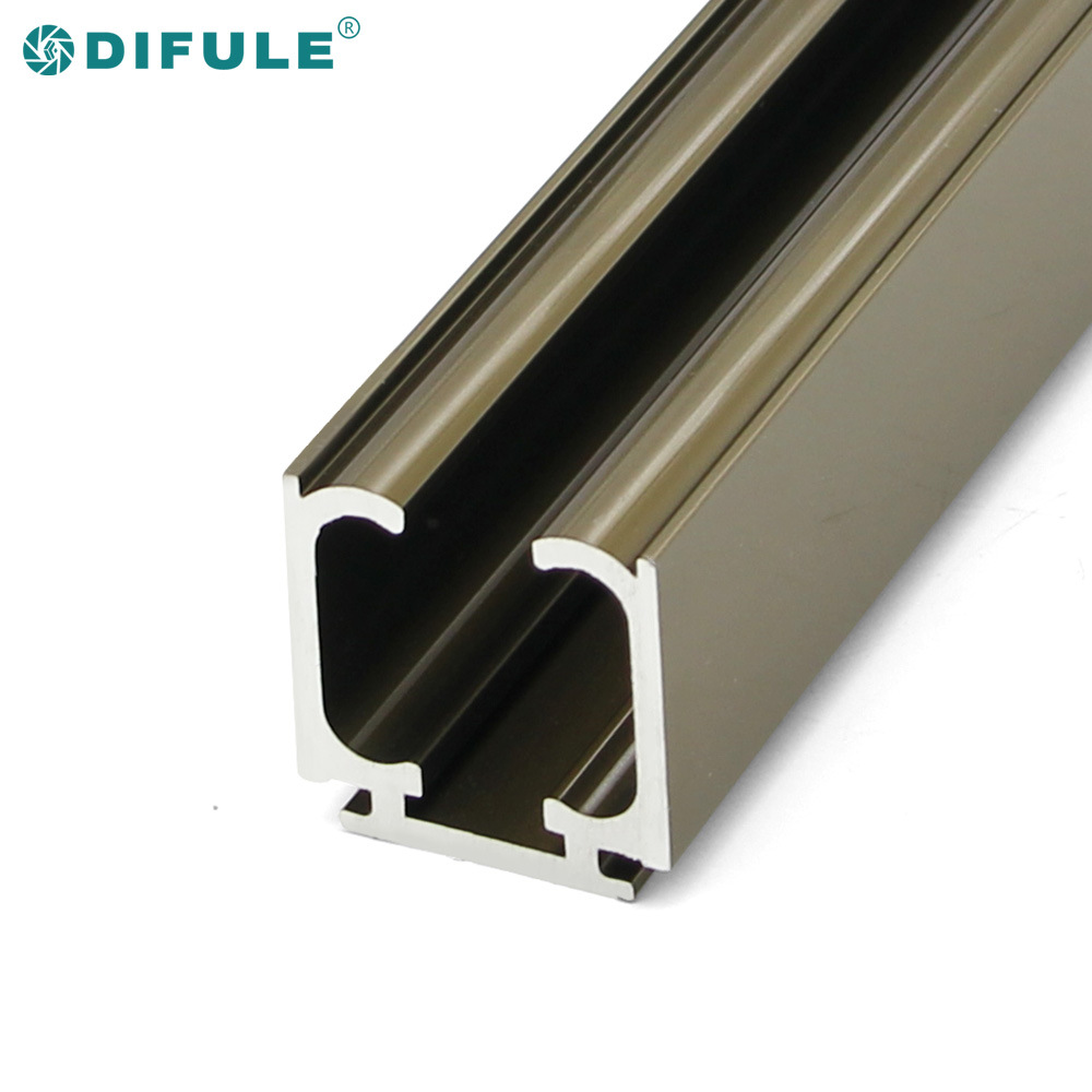Thickened sliding door track, space aluminum sliding door, hanging track, bathroom hanging wheel slide, kitchen door damping hanging wheel track Application Scenario