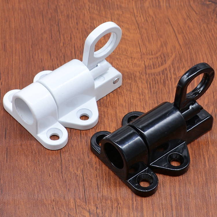 Factory direct sales of solid aluminum alloy spring automatic latch sliding doors and Windows, self-closing casement window lock, aircraft latch Specification drawing