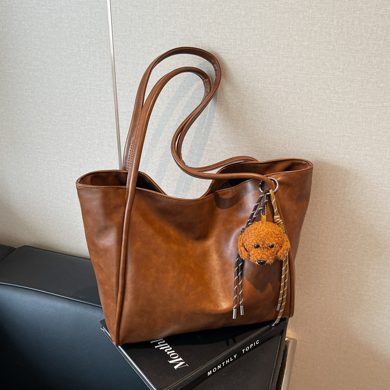 The high-end Maillard women's 2024 new style, trendy and retro single-shoulder bag, large-capacity tote bag Specification drawing