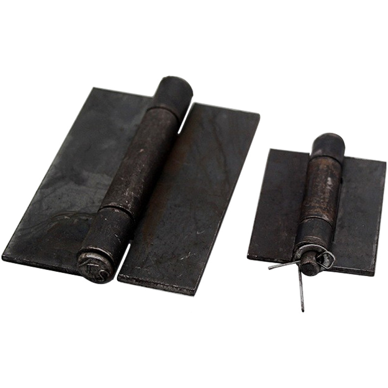 Factory direct sales of welded hinges, car and electric vehicle hinges, climbing frame hinges, heavy-duty hinges, iron trash can hinges details Picture
