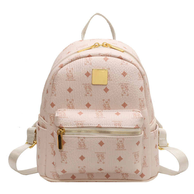 Simple and stylish backpack with large capacity for women, 2023 new Spring/Summer Korean style retro niche backpack, popular backpack Item Picture