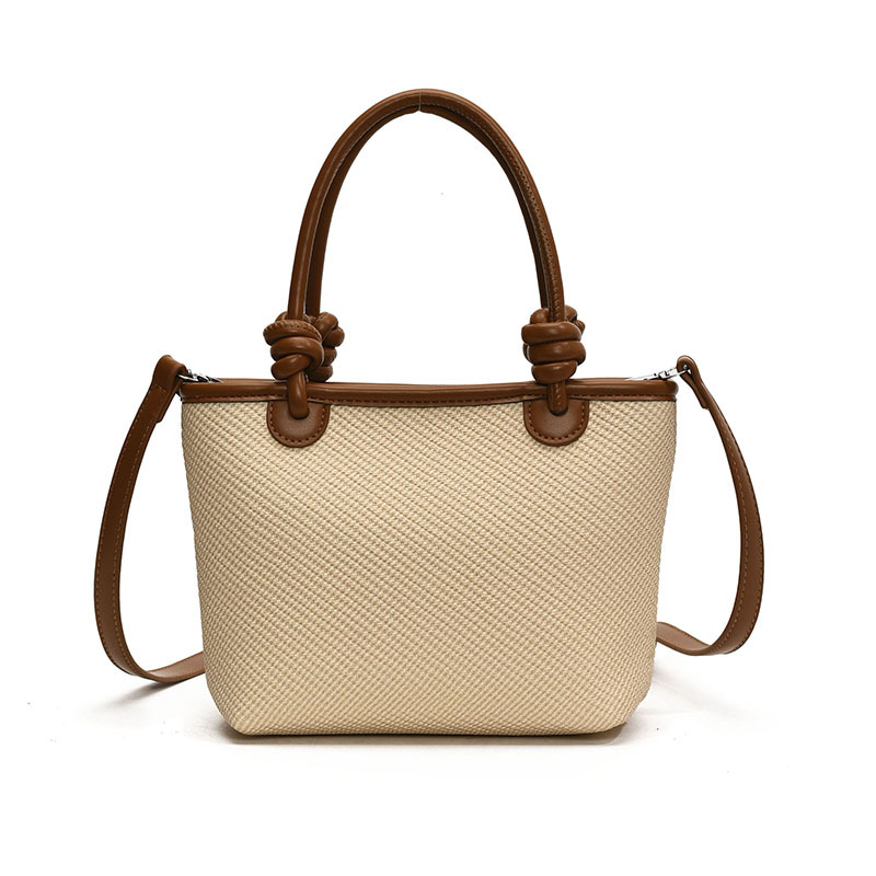 Versatile ins crossbody bag for women 2025 new trendy Korean-style tote bag with contrasting colors casual bucket bag Item Picture