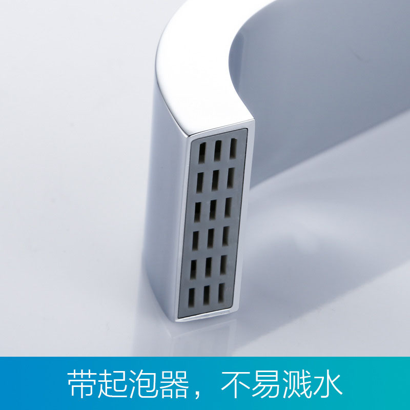 Huarui Li balcony bathroom wall-mounted mop sink faucet single-cooling quick-opening rotatable mop sink copper faucet Specification drawing