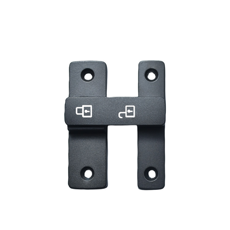 Non-perforated door latch, 90-degree sliding door lock, sliding door lock, barn door lock, latch, security door latch, toilet door bolt Item Picture
