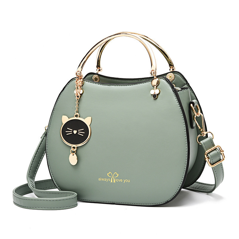 2024 New Korean style fashionable girlish shell bag, stylish cat crossbody bag, women's single-shoulder handbag consignment Item Picture