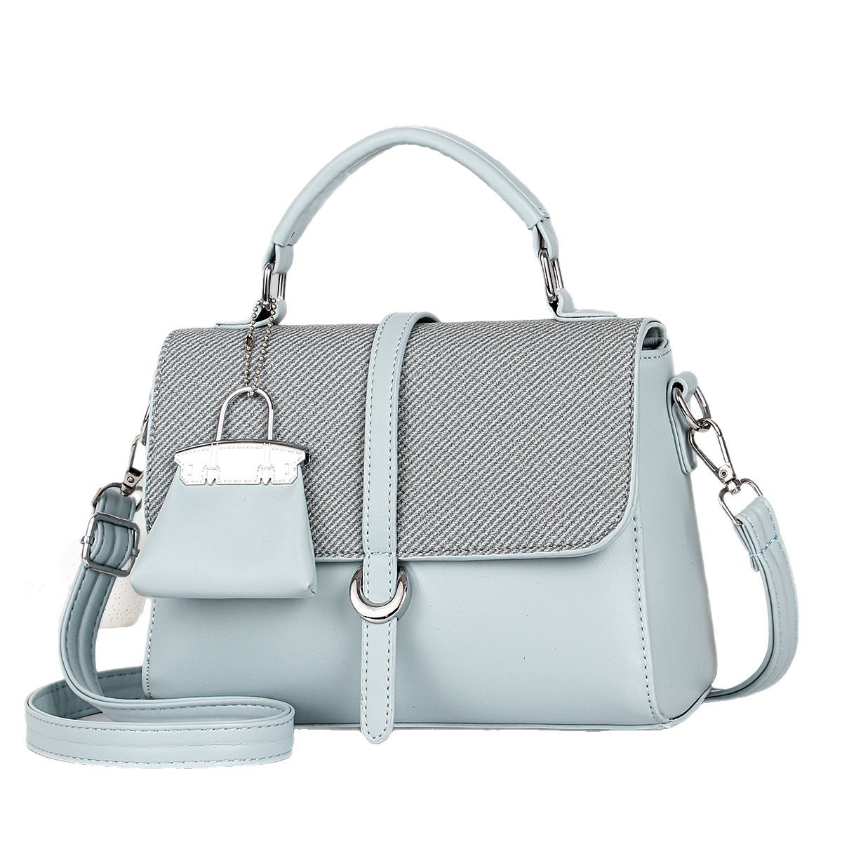 French soft leather bag for women 2025 new style, high-end texture, versatile small square bag, stylish genuine leather single-shoulder crossbody bag Item Picture