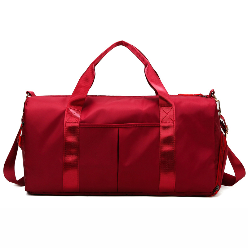 Large-capacity hand-held travel bag, dry and wet separation, yoga and fitness bag, short-distance storage, travel bag, crossbody bag Item Picture