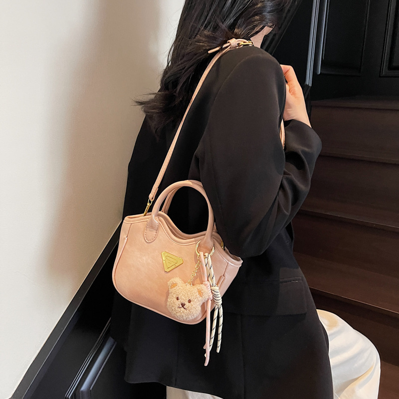 Fashionable and simple hand-held bucket bag for women, new Spring/Summer 2025, stylish and light luxury single-shoulder bag, versatile and casual crossbody bag details Picture