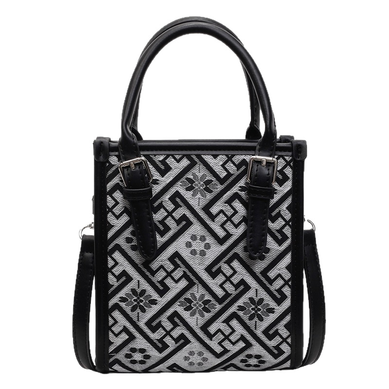 The 2025 new style of fashionable and stylish high-end texture handbag is a versatile and simple printed commuting single-shoulder crossbody bag for women Item Picture