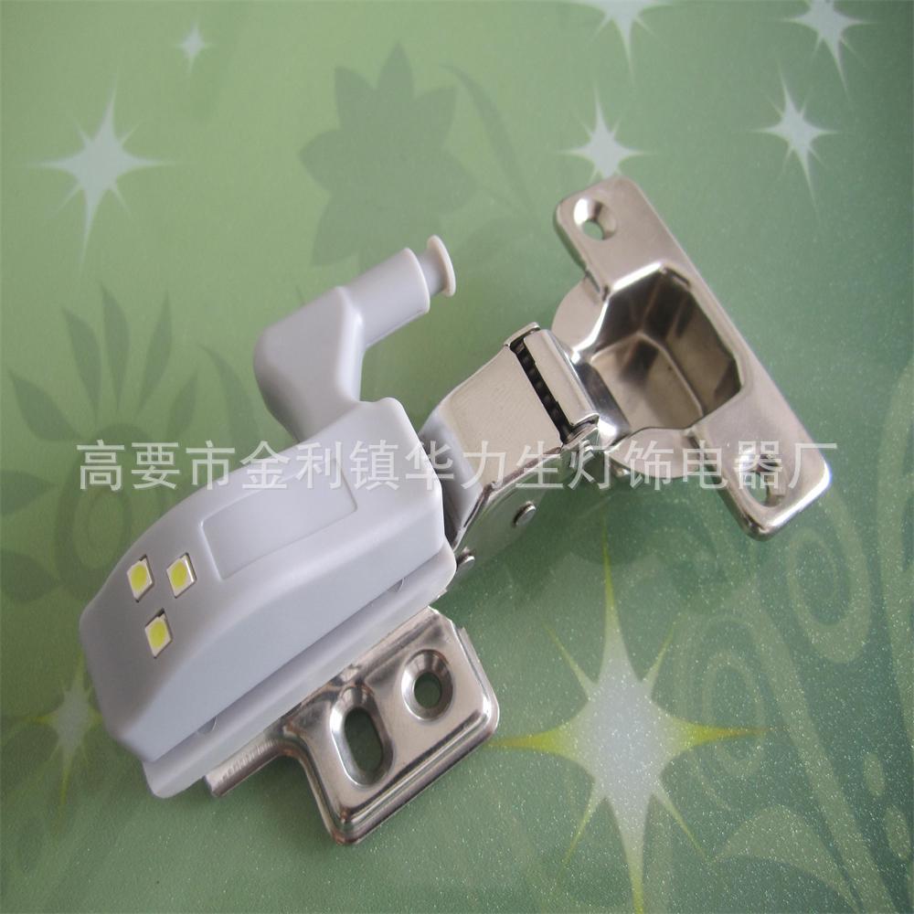 LED hinge light, e-commerce stock furniture hardware accessories, cabinet and wardrobe LED lights, cabinet door hinge lights full figure