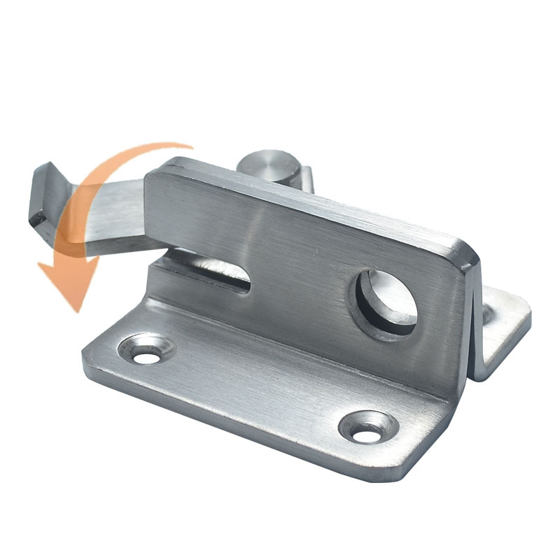 304 stainless steel thickened lock latch, door latch, hanging lock, anti-theft security door bolt, left and right interlocking lock Application Scenario