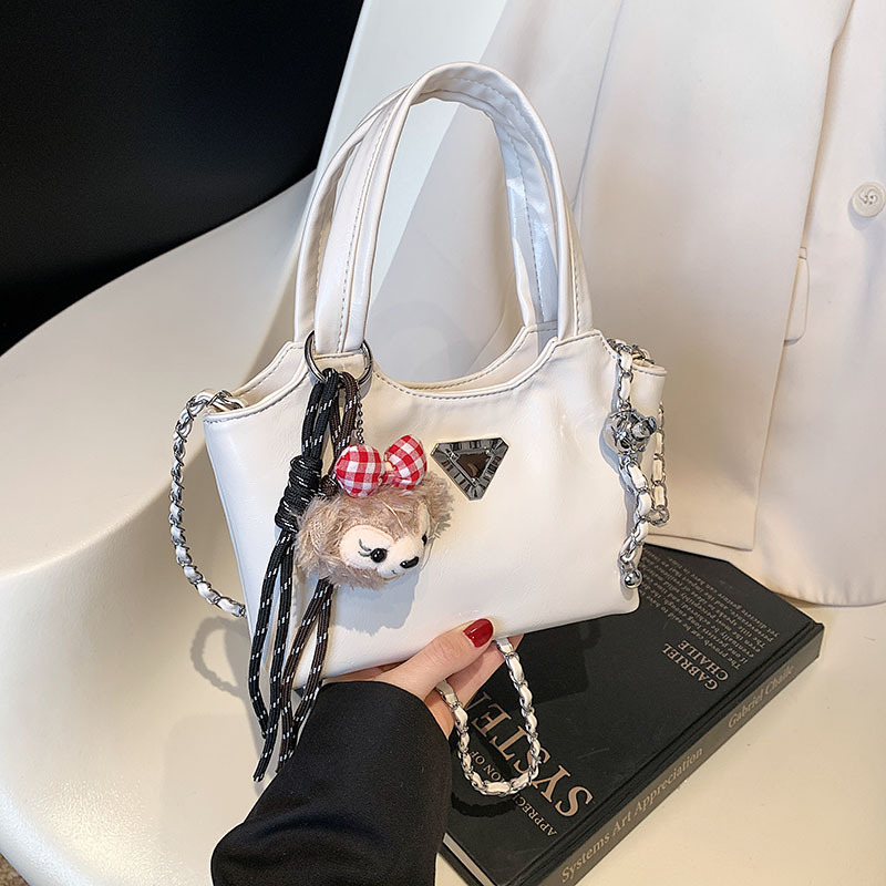 Versatile hand-held small bag for women, 2025 new retro crossbody bag, fashionable small handbag, bucket bag, simple single-shoulder bag Specification drawing