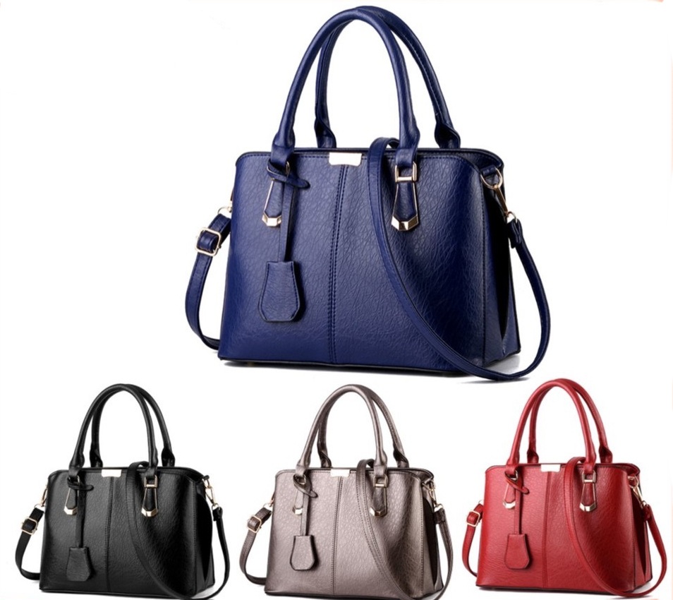 Wholesale Taizhou PU leather women's bags 2022 new style large-capacity handbags, fashionable and versatile, single-shoulder crossbody large bags Item Picture