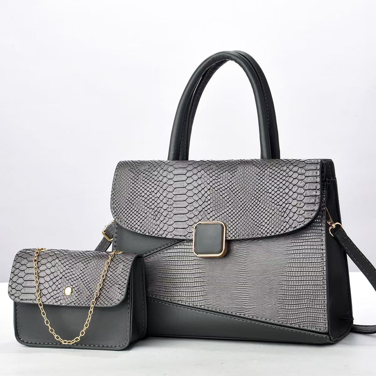 A high-end women's mother and child bag, a large-capacity crossbody tote bag for commuting, a new autumn and winter crossbody bag for women details Picture