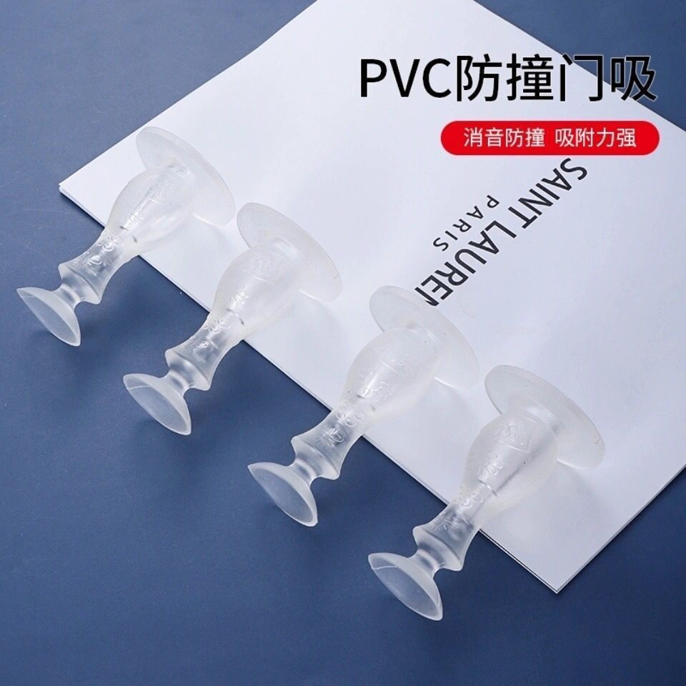 Wholesale anti-collision door suction without drilling, silent door stop, floor suction door top, bathroom door stop, door collision anti-collision pad in stock details Picture
