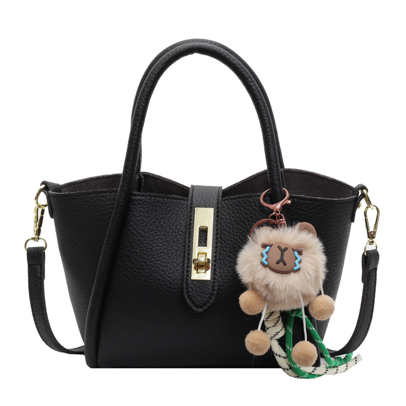 Fashionable hand-held bucket bag for women 2024 new retro and high-end style single-shoulder bag, niche design, trendy and casual women's bag Item Picture