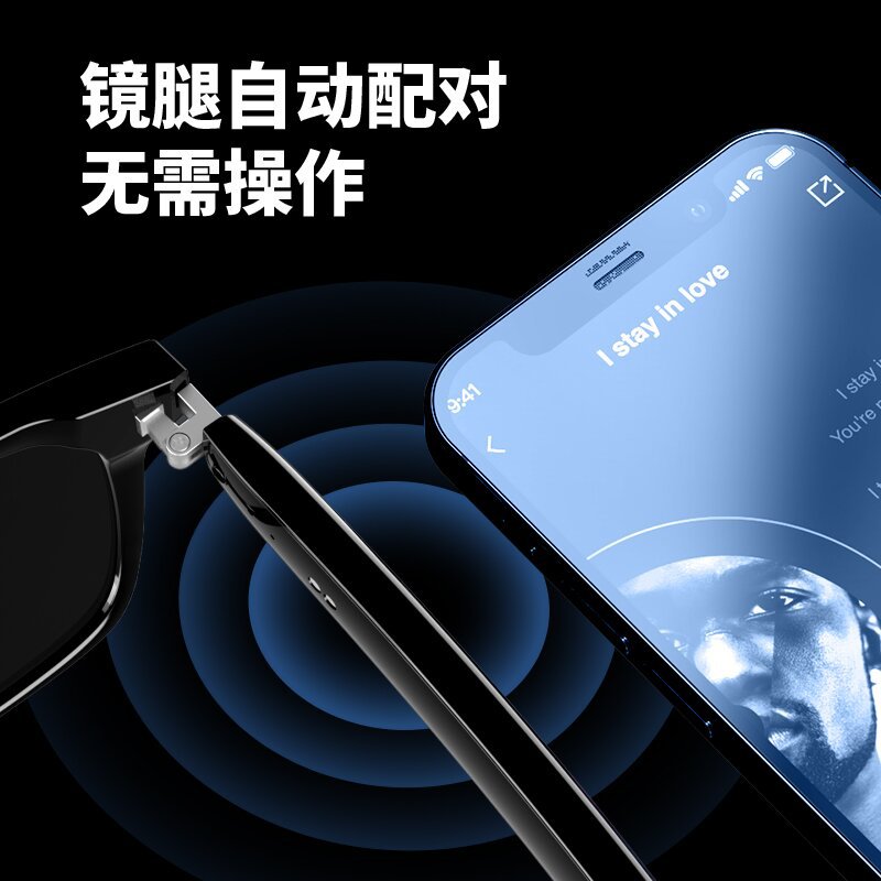E13 smart glasses music headphones for listening to music and making calls, sunglasses that can be paired with myopia lenses, and smart Bluetooth glasses Application Scenario