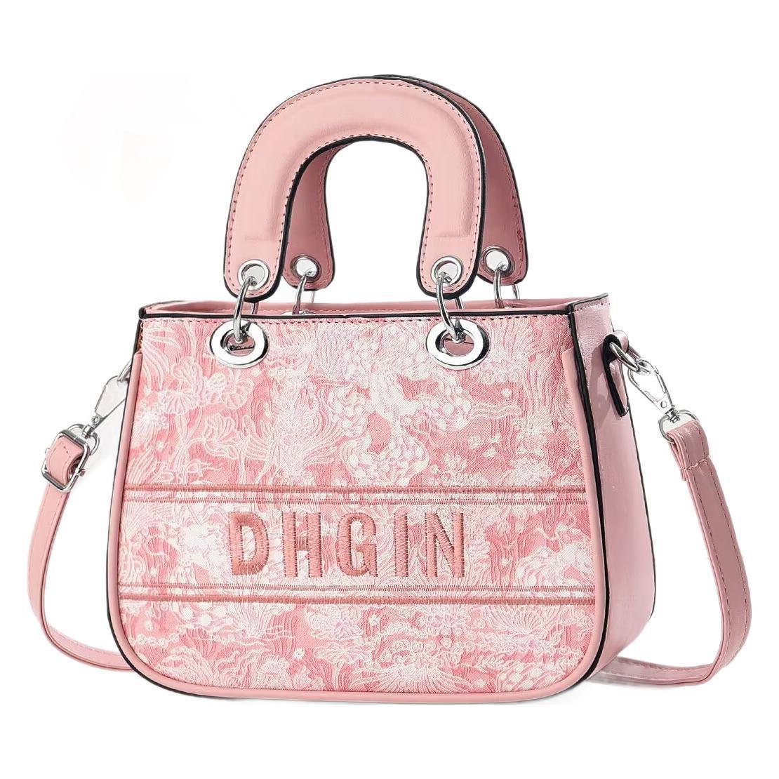 Embroidered bag, versatile women's bag, 2025 new style single-shoulder handbag, crossbody bag, women's traditional Chinese style fashionable mini small bag Item Picture
