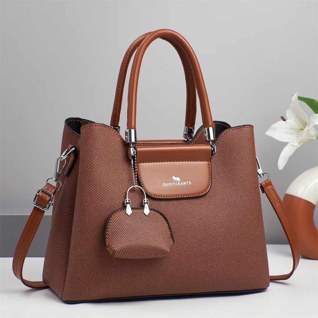 The new trend of mother and child handbags lies in the high-quality single-shoulder bags, fashionable and versatile Korean-style niche design crossbody bags for export Specification drawing