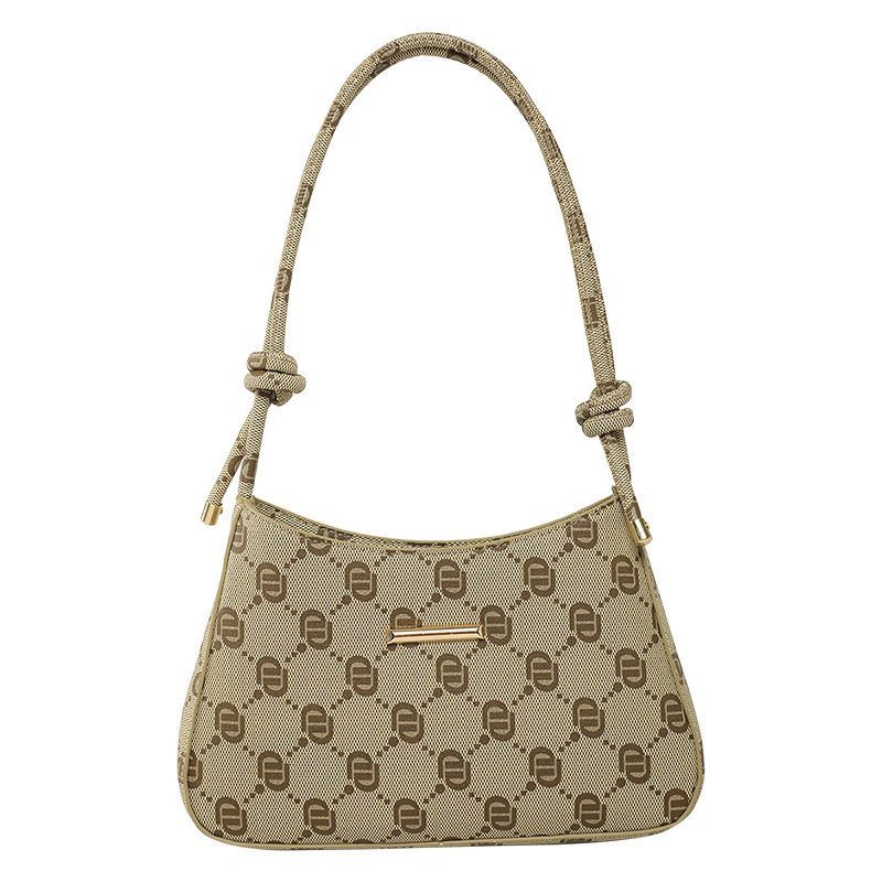 The 2025 summer new casual crescent-shaped bag, with a European and American style, is a stylish and simple single-shoulder crossbody bag for women Item Picture