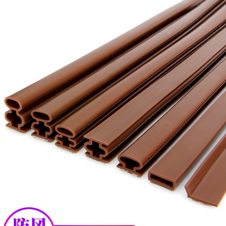 Self-adhesive door and window sealing strips, wooden door gaps, sound insulation strips, door strips, anti-theft door frames, anti-collision window windproof and heat-insulating rubber strips details Picture