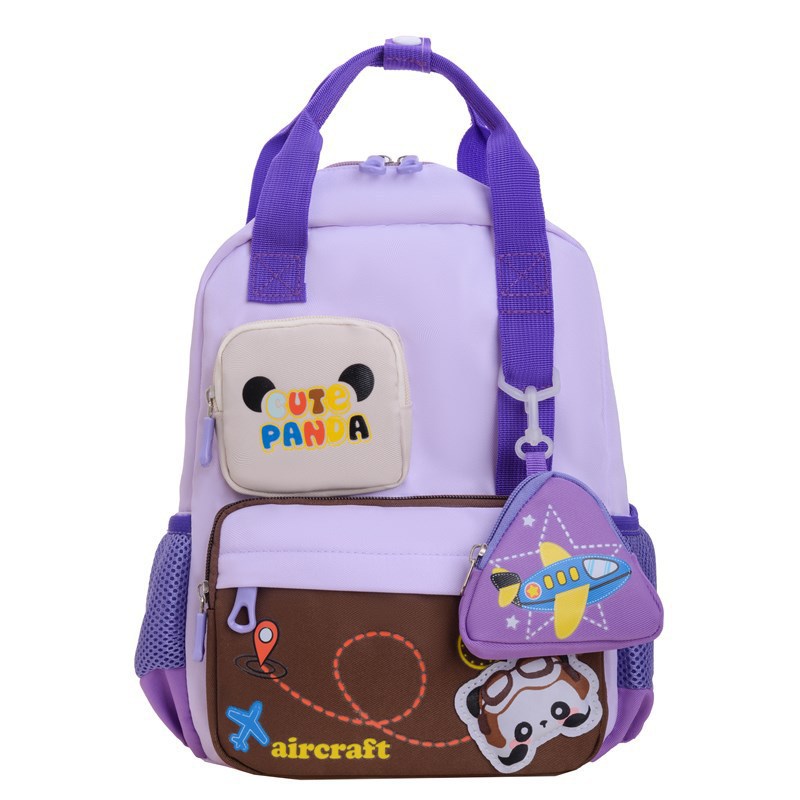 New kindergarten school bags, boys' and girls' backpacks, fashionable, cartoon and cute, children's lightweight backpacks, cross-border trade Item Picture