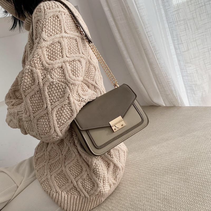 Retro bag, women's crossbody bag, chain bag, women's bag, winter new style 2019, single-shoulder bag, women's small bag, versatile small square bag Application Scenario