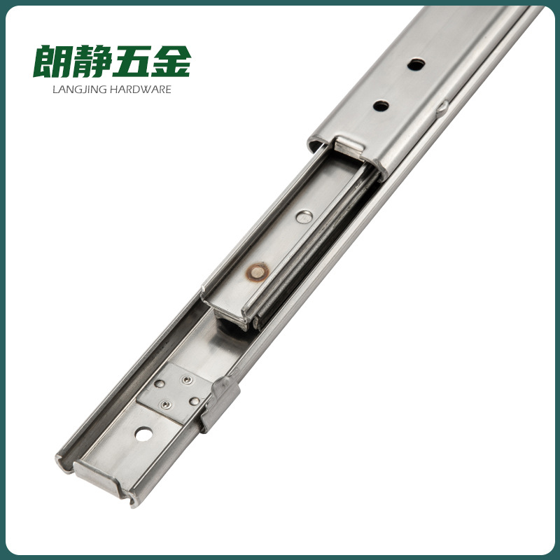 Replace the IDA71 light-load type 27-wide two-section steel linear slide rail automation equipment with a pull-out two-section guide rail Application Scenario