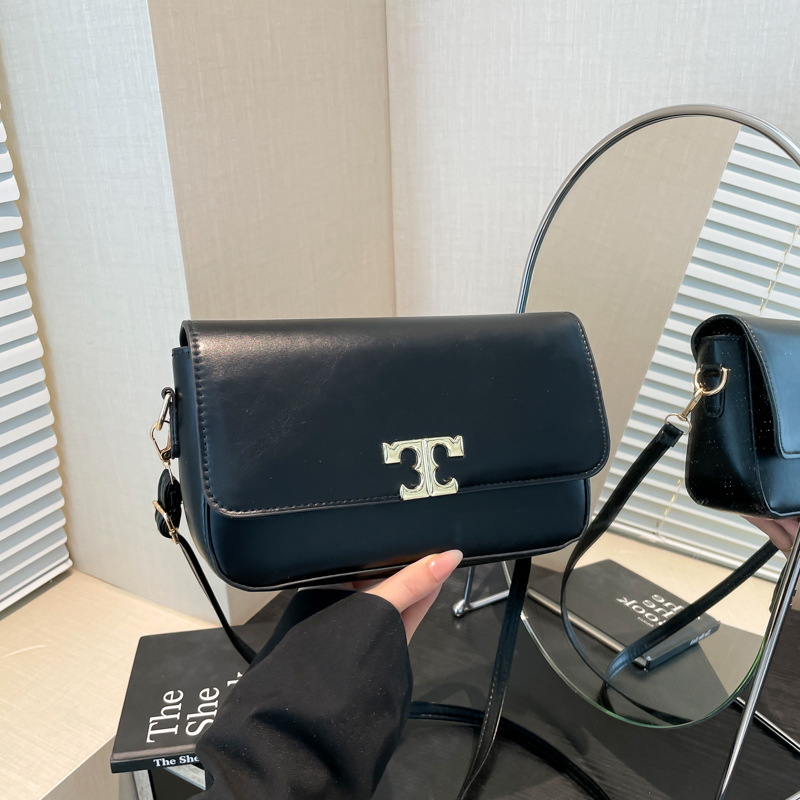 French niche bag for women, Spring 2025 new style, trendy and stylish, single-shoulder small square bag, retro and simple crossbody bag full figure