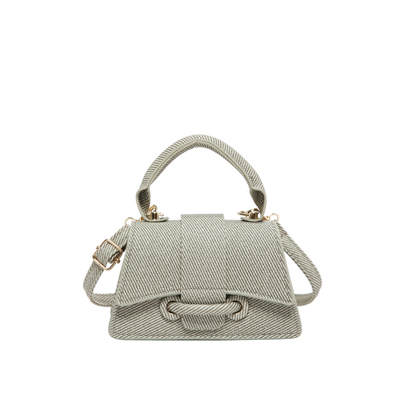 New cross-border women's bag, fashionable mini handbag, four-season new solid color single-shoulder crossbody bag, small square bag for women Item Picture
