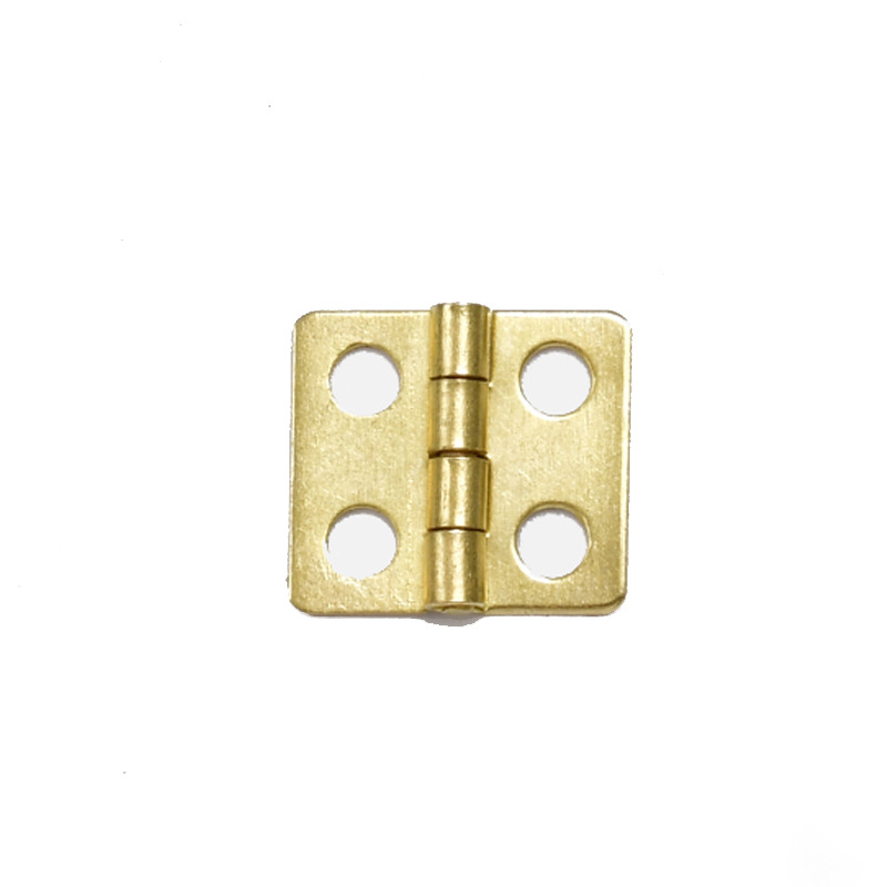 3-point mini micro flat opening small hinge folding gift box, hardware iron hinges, wooden box loose-leaf diy hardware accessories Item Picture