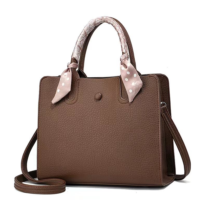 Cross-border Ladies 2024 New urban simple and trendy single-shoulder tote bag, crossbody and hand-carry fashionable large-capacity women's bag Item Picture