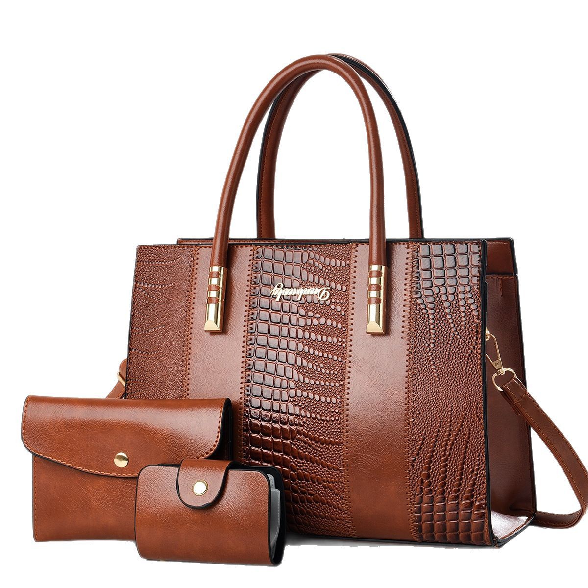 Versatile single-shoulder crossbody bag 2025, large capacity handbag, trendy and fashionable women's bag, middle-aged mother's bag, high-end and elegant Item Picture