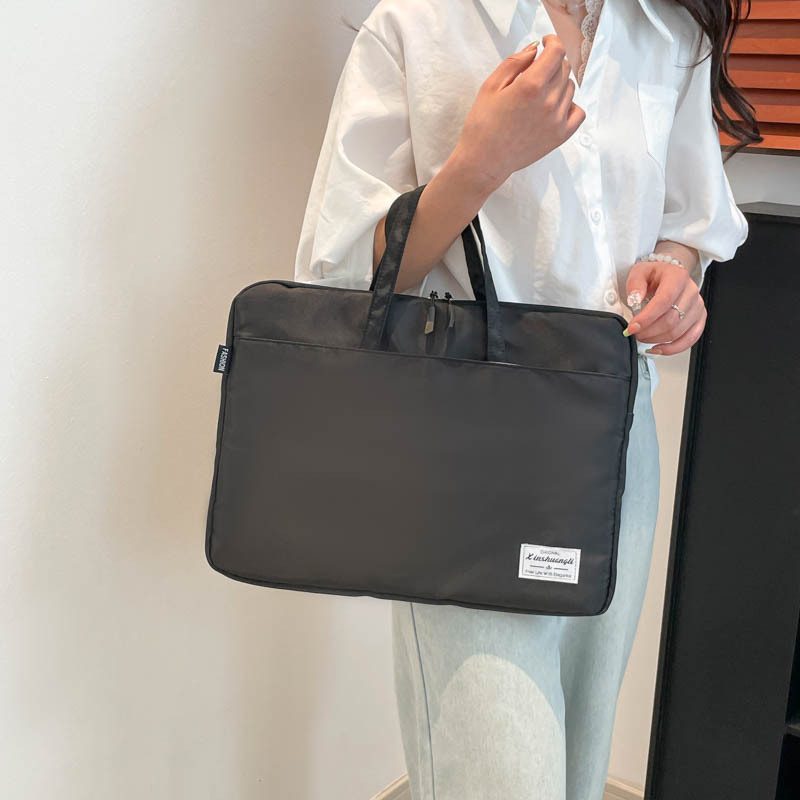 Tutorial bags, student tote bags, book bags, handbags, art bags, large-capacity test paper bags, computer bags Specification drawing