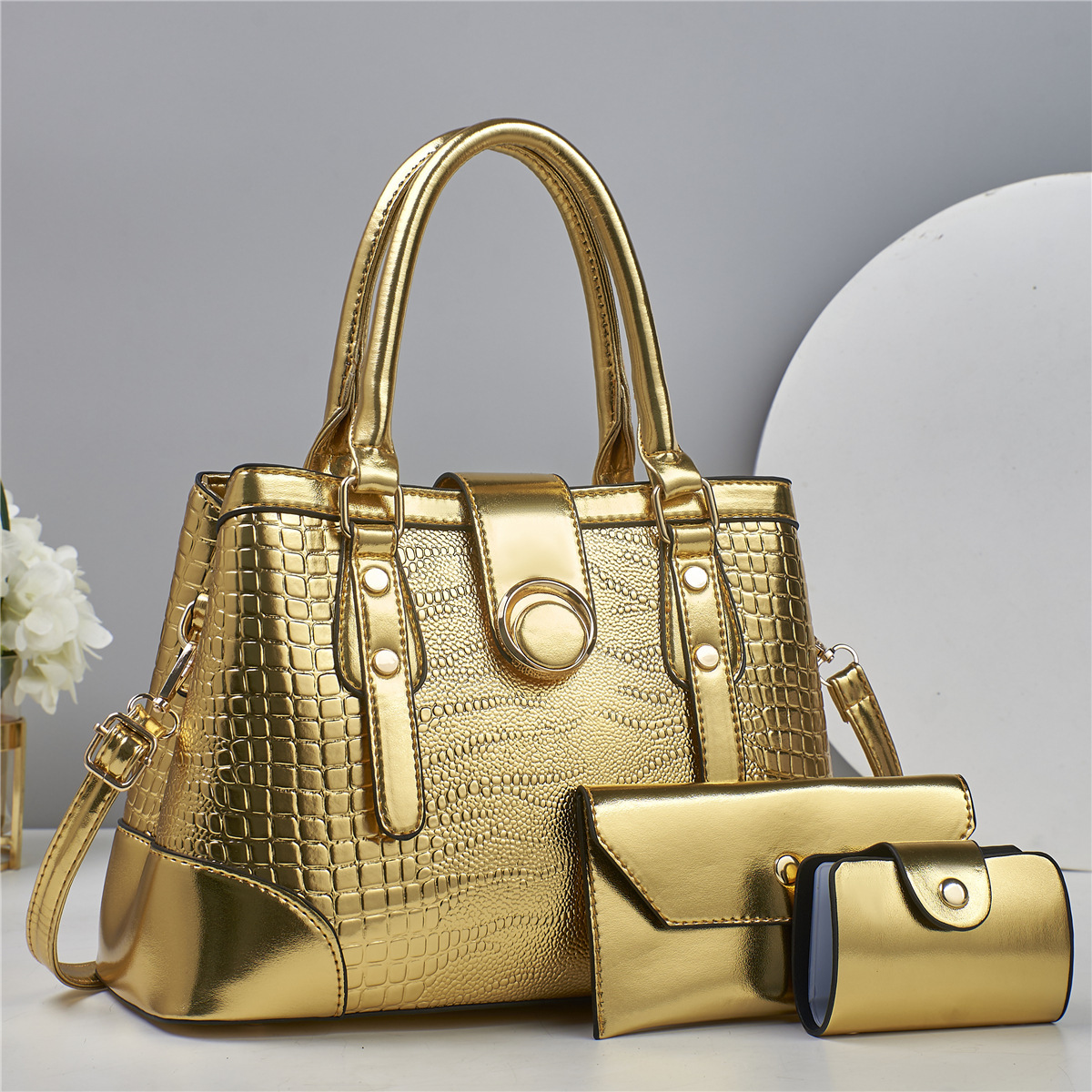 Hot Summer new style 2025 fashionable handbag, single-shoulder versatile crossbody bag, elegant lady's bag, middle-aged mother's bag details Picture