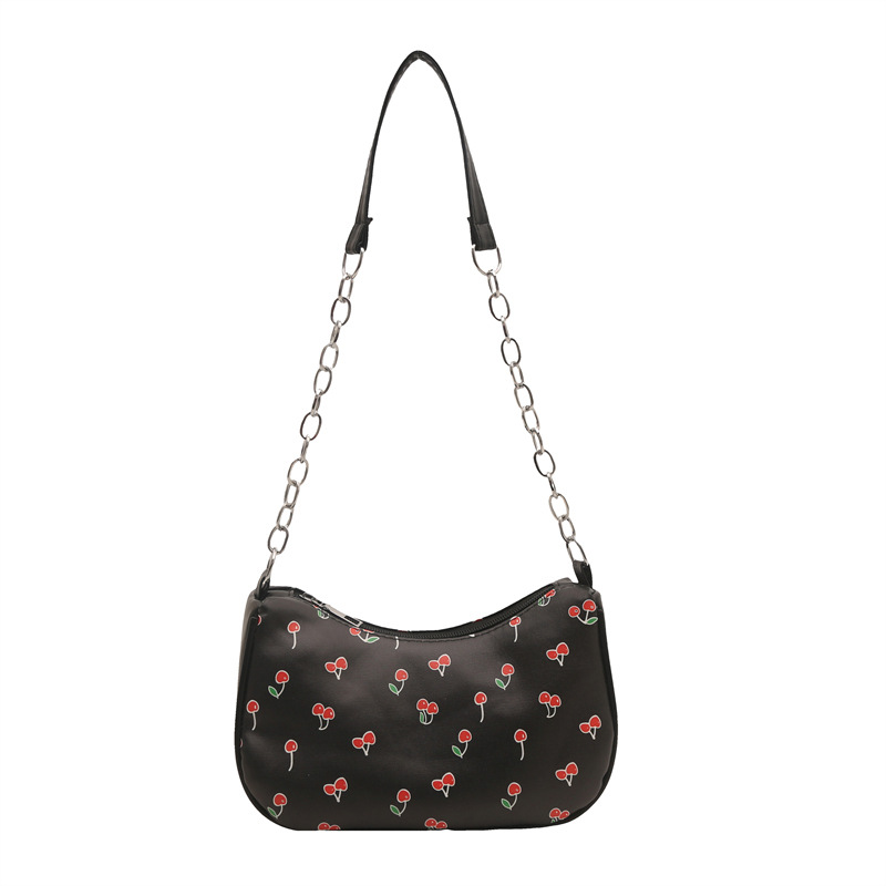 French niche underarm bag for women, new summer 2025 fashionable printed handbag, urban simple hand-held bag Item Picture