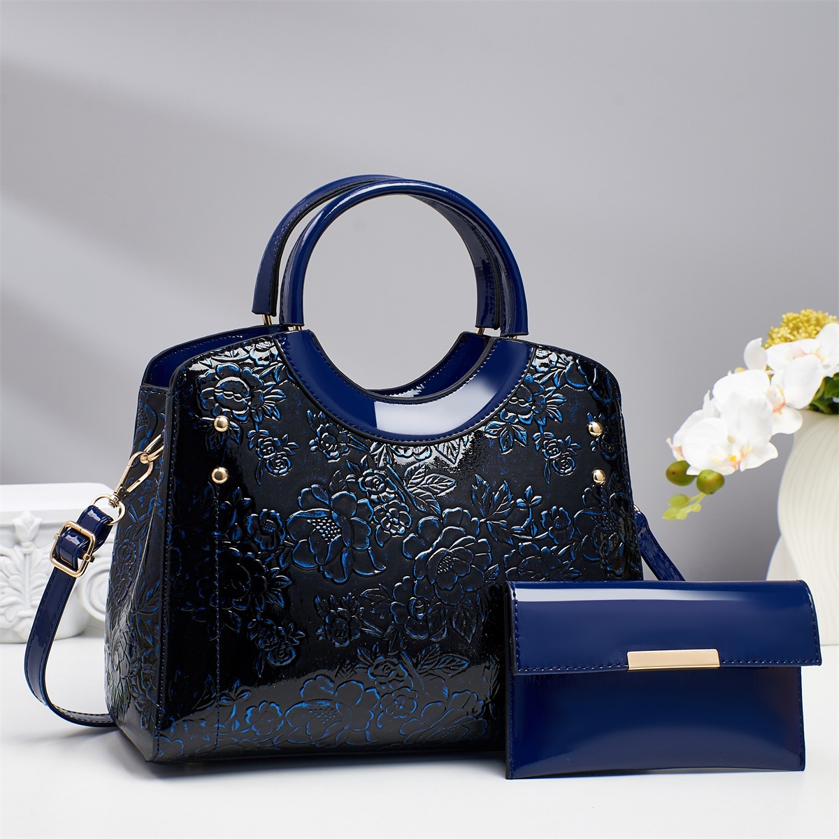 Embossed texture women's bag 2025 new summer handbag, single-shoulder crossbody bag, a perfect gift for mothers Specification drawing
