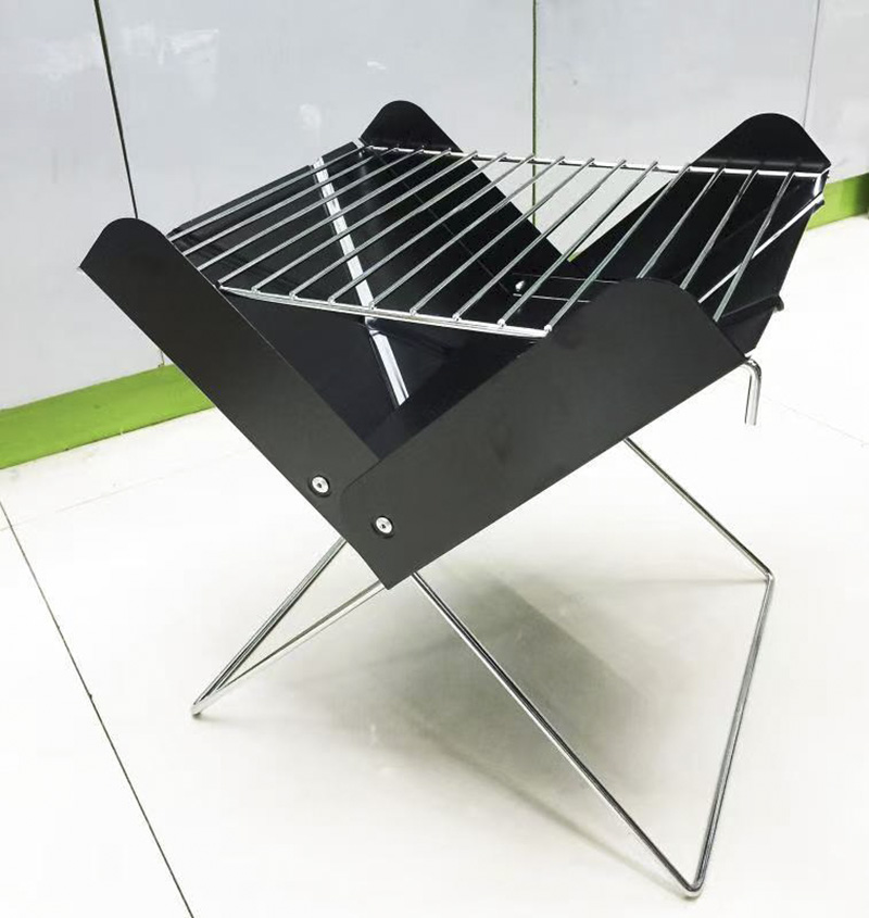 Outdoor barbecue grill, BBQ folding barbecue rack, camping cookware, outdoor camping equipment, wild barbecue grill Item Picture