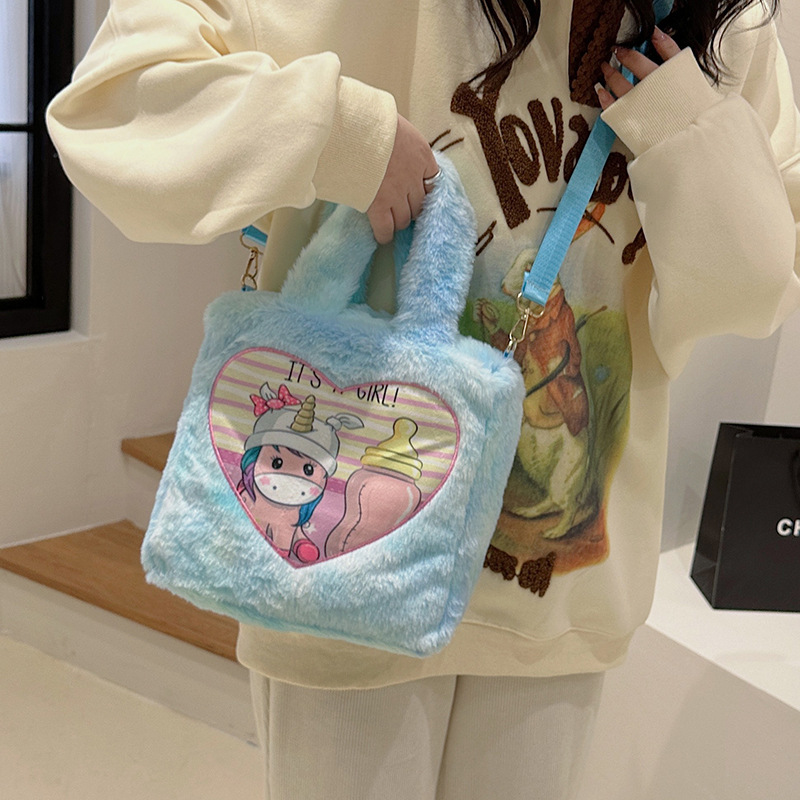 New Kulomi single-shoulder crossbody bag Japanese anime plush handbag Star Baby Star Delu storage bag Application Scenario