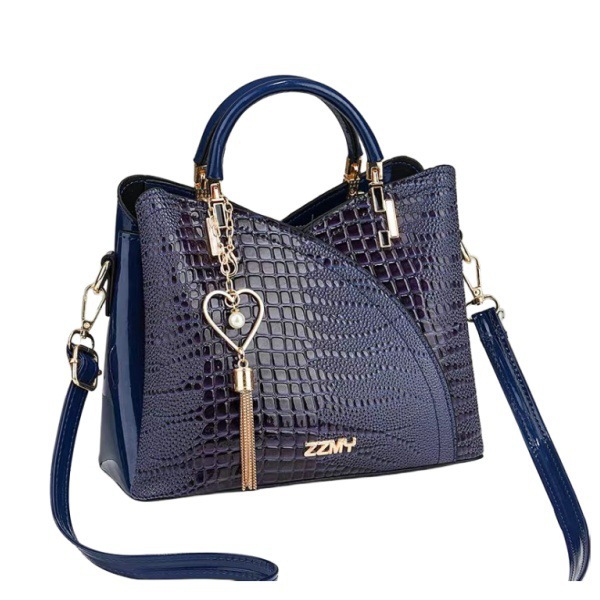 Newly launched women's bags, elegant and high-quality mom bags, handbags, crocodile leather texture single-shoulder bags for wholesale Item Picture