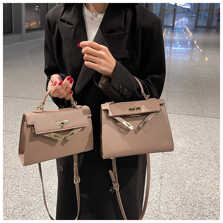 Cross-border bags, new high-end handbag, simple single-shoulder bag for women, fashionable and versatile, crossbody Kelly bag Application Scenario