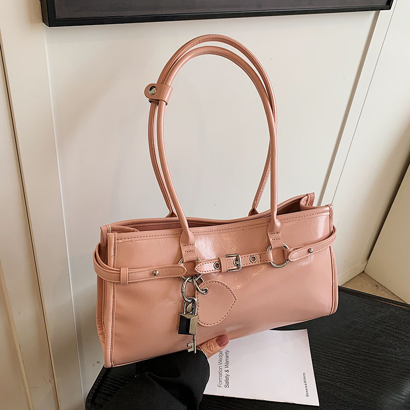 Underarm bag for women, Korean style trendy and fashionable briefcase 2025 New niche design, trendy and versatile commuting single-shoulder bag Specification drawing
